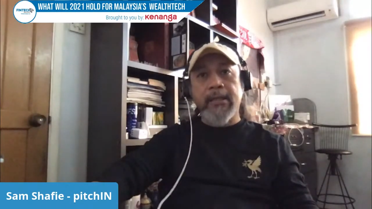 Sam Shafie pitchIN What Will 2021 Hold for Malaysia’s Wealthtech Industry