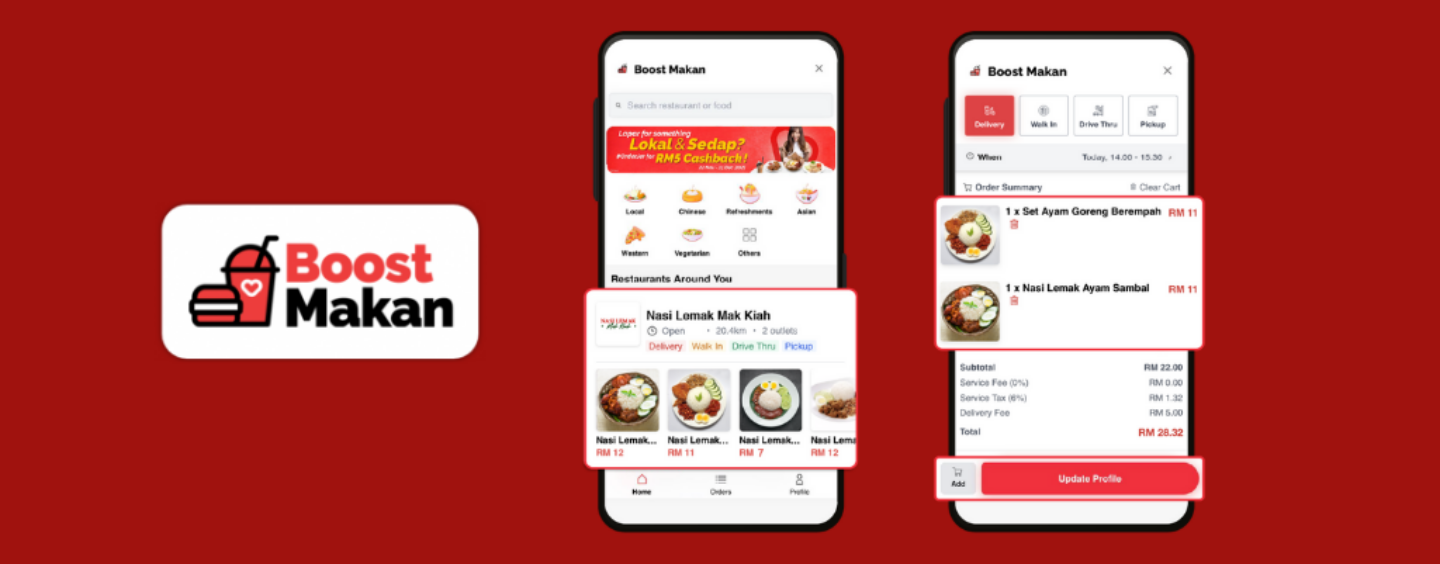 Boost Enters Crowded Food Delivery Space with “Boost Makan”